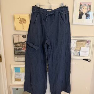 Pilcro size medium Navy Blue Wide-Leg Pants